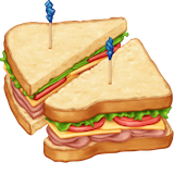 sandwich Emoji facebook