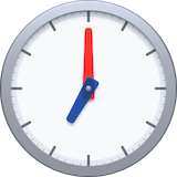 seven-oclock Emoji facebook