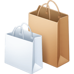 🛍️ Shopping Bags Emoji on Facebook