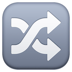 Shuffle Tracks Button on Facebook