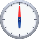 six-oclock Emoji facebook