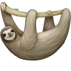 Sloth Emoji on Facebook