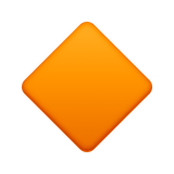 small-orange-diamond Emoji facebook