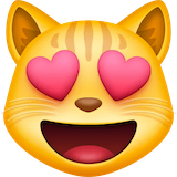 smiling-cat-with-heart-eyes Emoji facebook