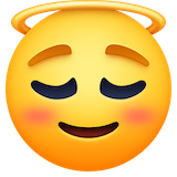 smiling-face-with-halo Emoji facebook