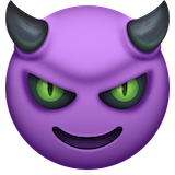 smiling-face-with-horns Emoji facebook