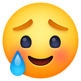 smiling-face-with-tear Emoji facebook