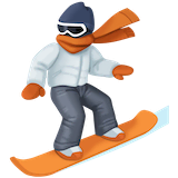 snowboarder Emoji facebook