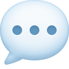 Balão de diálogo Emoji Facebook