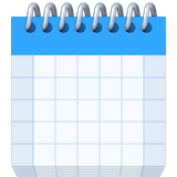 spiral-calendar Emoji facebook