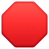 stop-sign Emoji facebook