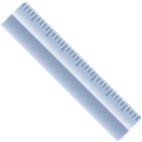 straight-ruler Emoji facebook