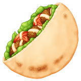 stuffed-flatbread Emoji facebook