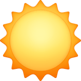 sun Emoji facebook