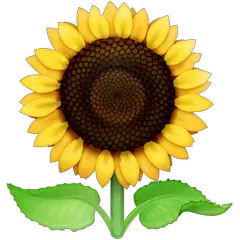 Sunflower Emoji on Facebook