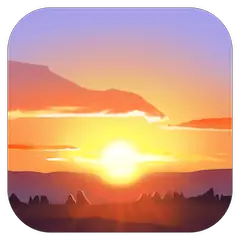 sunrise emoji iphone