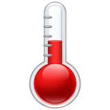 thermometer Emoji facebook