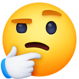 thinking-face Emoji facebook