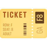 ticket Emoji facebook