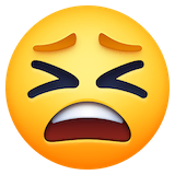 tired-face Emoji facebook