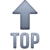 top-arrow Emoji facebook