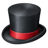 top-hat Emoji facebook