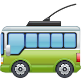 trolleybus Emoji facebook
