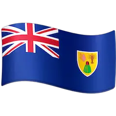 Bandera de las Islas Turcas y Caicos Emoji Facebook