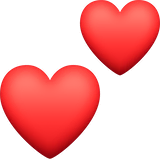 two-hearts Emoji facebook