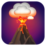 volcano Emoji facebook