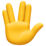 vulcan-salute Emoji facebook