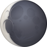 waning-crescent-moon Emoji facebook