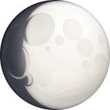 waxing-gibbous-moon Emoji facebook