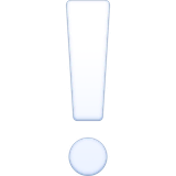 white-exclamation-mark Emoji facebook
