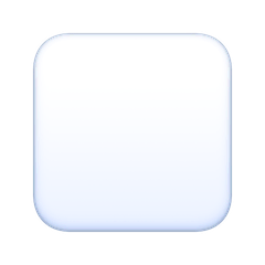 Quadrato medio bianco Emoji Facebook