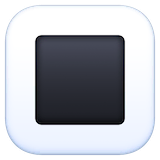 white-square-button Emoji facebook