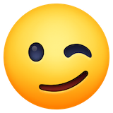 winking-face Emoji facebook