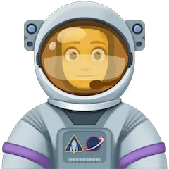Astronauta (mulher) Emoji Facebook