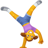 woman-cartwheeling Emoji facebook
