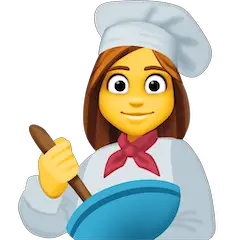 👩‍🍳 Woman Cook Emoji on Facebook