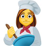 woman-cook Emoji facebook