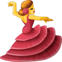 Donna che balla Emoji Facebook