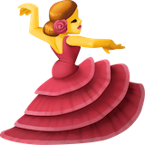 woman-dancing Emoji facebook