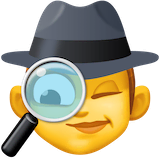 woman-detective Emoji facebook