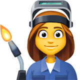 woman-factory-worker Emoji facebook