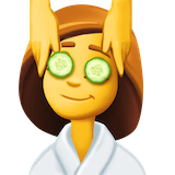 woman-getting-massage Emoji facebook