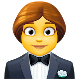 woman-in-tuxedo Emoji facebook