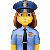 woman-police-officer Emoji facebook