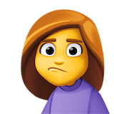 woman-pouting Emoji facebook