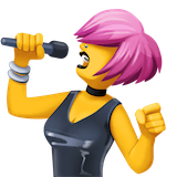 woman-singer Emoji facebook